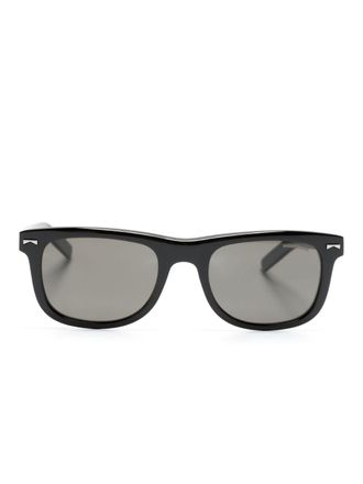 Montblanc tinted square-frame sunglasses - men - Acetate - 53 - Black