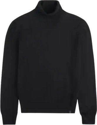 Fay Turtleneck Trui - Heren - Coltruien - Zwart - XL - Wol - Truien & Vesten