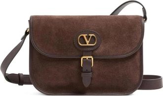 Valentino Antibes Cross Body Bag - Heren - Schoudertassen - Bruin - ONE Size - Leer - Tassen