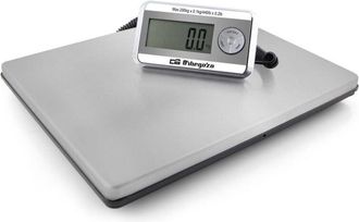 Orbegozo Orbegozo - Pc 5500, B&aacute;scula Cocina Industrial, Capacidad M&aacute;xima 200 Kg, Funci&oacute;n Tara, A Pilas Y Con Adaptador De Corriente, Indicador Bateria Baja, Su