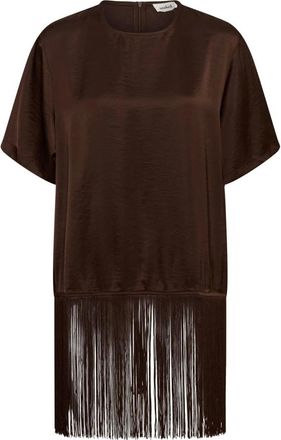 Soaked In Luxury Overhemden, Dames, Bruin, XS, Tunieken