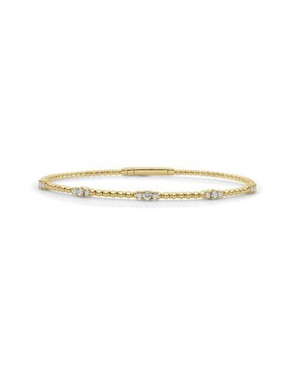 Sabrina Designs 14K 0.34 Ct. Tw. Diamond Flexible Bangle