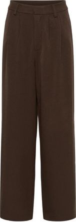 Saint Tropez Celest SZ Wijde Broek - Dames - Wijde Broeken - Bruin - S - Polyester - Broeken
