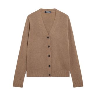 Max Mara Cardigan - Dames - Truien - Beige - Maat: XS