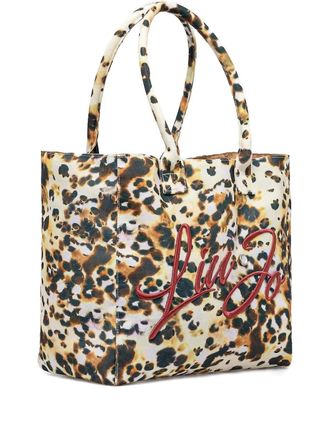Liu Jo floral-print tote bag - women - Polyester - One Size - Brown
