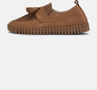Ilse Jacobsen Womens Tulip Tassel Loafer In Nougat