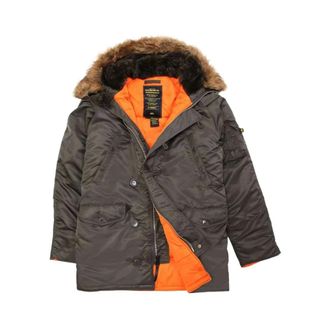 Alpha Industries Jassen, Heren, Bruin, S, N3B VF 59 Parka