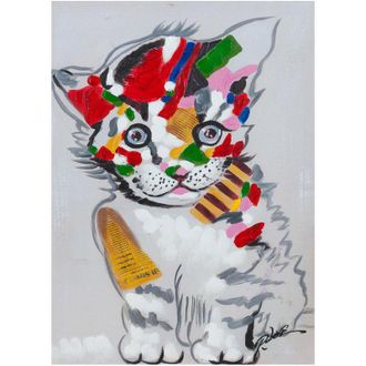 Biscottini International Biscottini - Cuadro &Oacute;leo Sobre La Tela Pintado A La Mano Pintado A La Mano