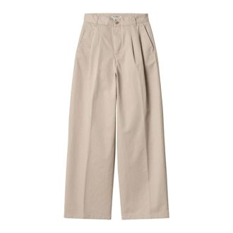 Carhartt Work in Progress Dames, Broeken, Beige, Maat: W28 Katoen