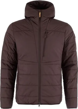 Fj&auml;llr&auml;ven Keb Padded Hoodie Kunstfaserjacke f&uuml;r Herren | braun