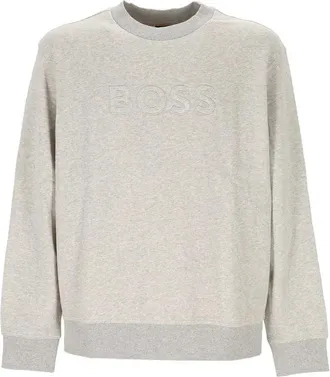 HUGO BOSS Logo-embroidered Cotton Sweater