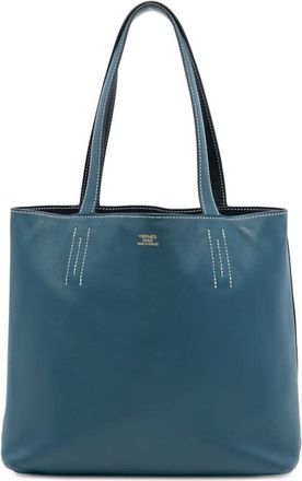 Herm&egrave;s Pre-owned Hermes Clemence Double Sens 28 Ladies JO