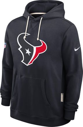 Nike Houston Texans Initial Home Sideline Nike Mens Dri-FIT NFL Pullover Hoodie in Blue | 03AZ4FA9H-A0M