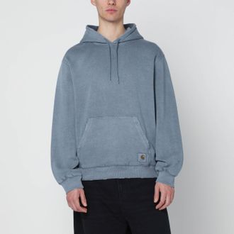 Carhartt Work in Progress Hooded Torion Sweatshirt Office Blue/Grind washed