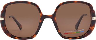 Polaroid Bronze Butterfly Ladies Sunglasses PLD 6181/S 0086/SP 53