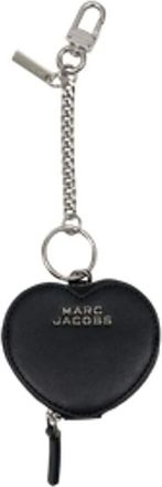Marc Jacobs Keyrings, female, Black, Size: ONE SIZE Heart Pouch Bag Charm