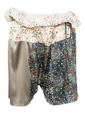 Bless silk shorts - women - Silk - One Size - Yellow