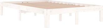 vidaXL Estructura De Cama Doble Peque&ntilde;a Sin Colch&oacute;n Blanco 120x190 Cm Vidaxl