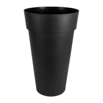 Eda Eda - Vaso Toscano Xxl - &Oslash; 48 X H 80 Cm - 90 L - Gris Antracita