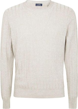 Barba Long Sleeves Round Neck Sweater