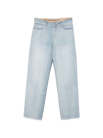 Emporio Armani Vaqueros ajustados de mezclilla