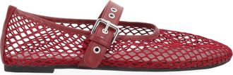 Senso Carina Pointed Mesh Buckle Flats