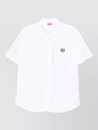 Kenzo short sleeves shirt button down collar