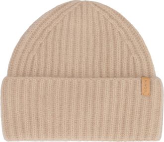 Vince Accessoires, Dames, Bruin, ONE Size, Kasjmier, Plush Cashmere Chunky-Knit Beanie