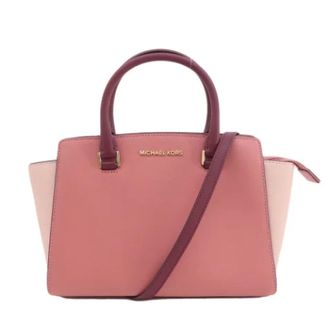 Michael Kors Pre-owned Handbags, female, Pink, Size: ONE SIZE Pre-owned Fabric handbags