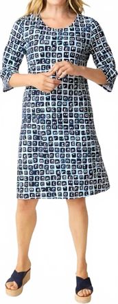 Habitat Core Travel Cubism City Dress In Navy