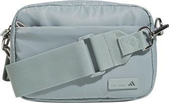 adidas Luxe Satin Crossbody Bag in Wonder Sage Green/Silver at Nordstrom Rack