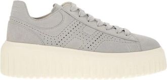 Hogan H-Stripes Sneakers - Dames - Sneakers - Grijs - 35 EU - Leer - Schoenen