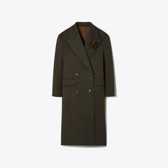 Tory Burch Womens Wool Coat, size 10