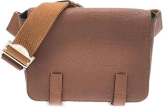 Loewe Pre-owned Shoulder Bag - Dames - Vintage Heuptassen - Bruin - ONE Size - Leer - Vintage