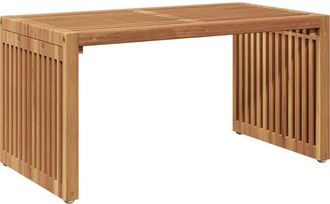 vidaXL Mesa Lateral de Jardín Manual Marrón 70 x 37.5 x 35.5 cm Vidaxl