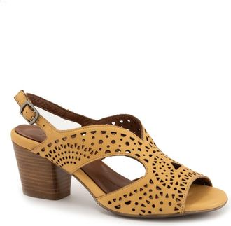 Bueno Caroline Slingback Sandal in Mustard at Nordstrom Rack, Size 10.5-11Us / 42Eu
