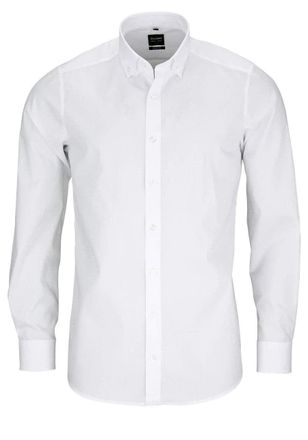 Olymp mens shirt Level 5 Body Fit, long sleeve - White - 16