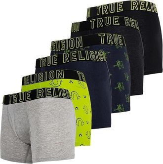 True Religion Boxer Briefs Stretch Underwear Pack of 6 in Lime Green at Nordstrom, Size Xx-Large