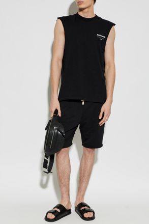 AllSaints Sleeveless Underground T-shirt, Mens, Black