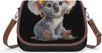 Generic Cute Animal Koala Crossbody Bags for Women Shoulder Messenger Bag Purse Handbags