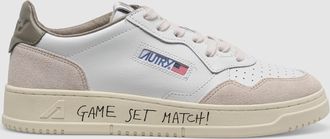 Autry Baskets Homme Medalist Low Match Suede White Covgrn