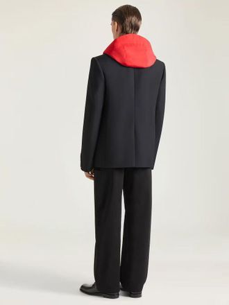 Givenchy Single-Breasted Wool Blazer - Black