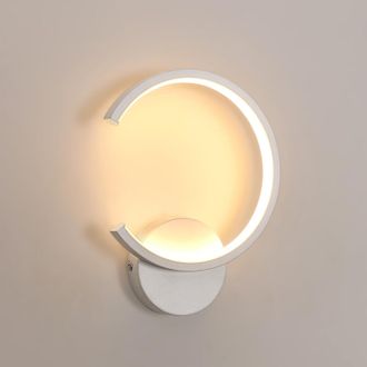 OEM Aplique De Pared Interior De 10 W, L&aacute;mpara De Pared Led Moderna, Luz Blanca C&aacute;lida De 3000 K, Aplique De Pared Redondo De Metal Para Sala De Estar, Do