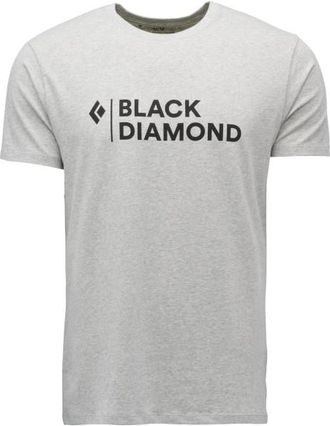 Black Diamond Mini Stacked S/S Tee T-Shirt f&uuml;r Herren | grau
