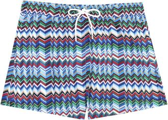 Missoni Vibrant Zigzag Quick-Drying Swim Shorts