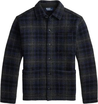 Polo Ralph Lauren Geruit wollen vest - Grijs