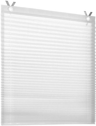 Kutti Heimtextilien Raffrollo »Olbia Plissee« mit Hakenaufhängung ohne Bohren einfarbig, blickdicht, Sichtschutz, frei hängend