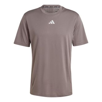 adidas HIIT Workout 3-Stripes T-shirt Asia Sizing Taupe IS3720