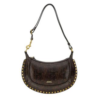 Isabel Marant Oskan Moon Bag - Dames - Tassen - Bruin - Maat: ONE Size Zijde