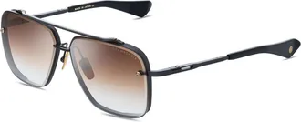 Dita Eyewear MACH-SIX Brown Clear Gradient Navigator Sunglasses DTS121 03-Z 62